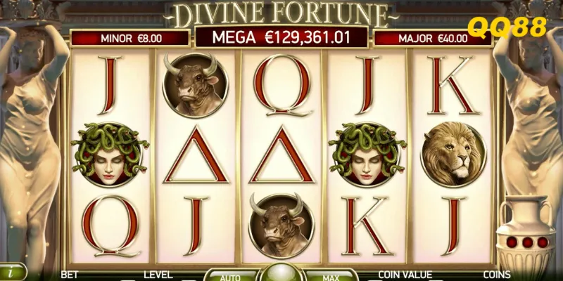 Divine Fortune có tỷ lệ trúng thưởng ổn định nhất